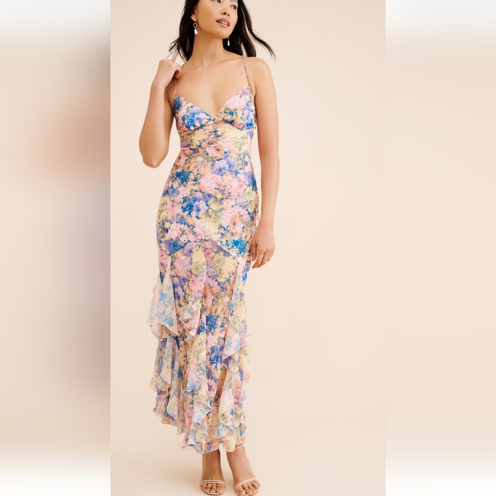 🍋For Love and Lemons Elea Maxi Dress